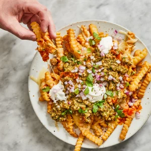 Chilli loaded fries