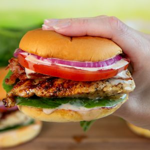 Classic Grilled Chicken Burger